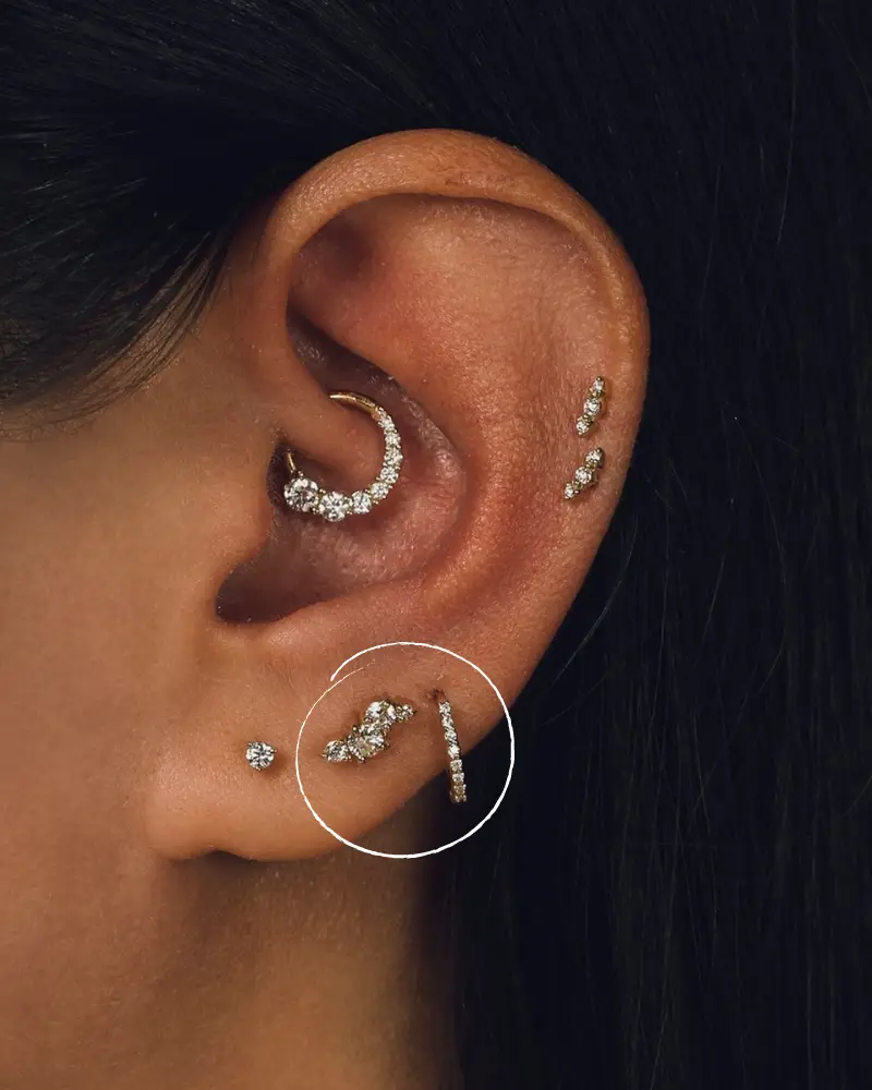 high-lobe-piercing instagram sarahandsebastian