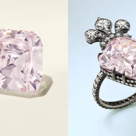 Diamante rosa de 10 quilates.