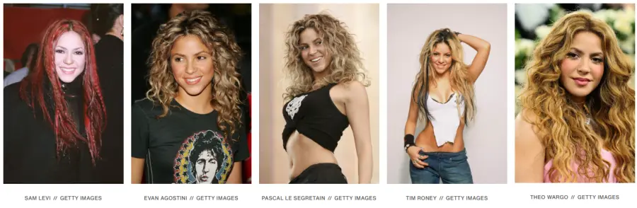 Shakira hair