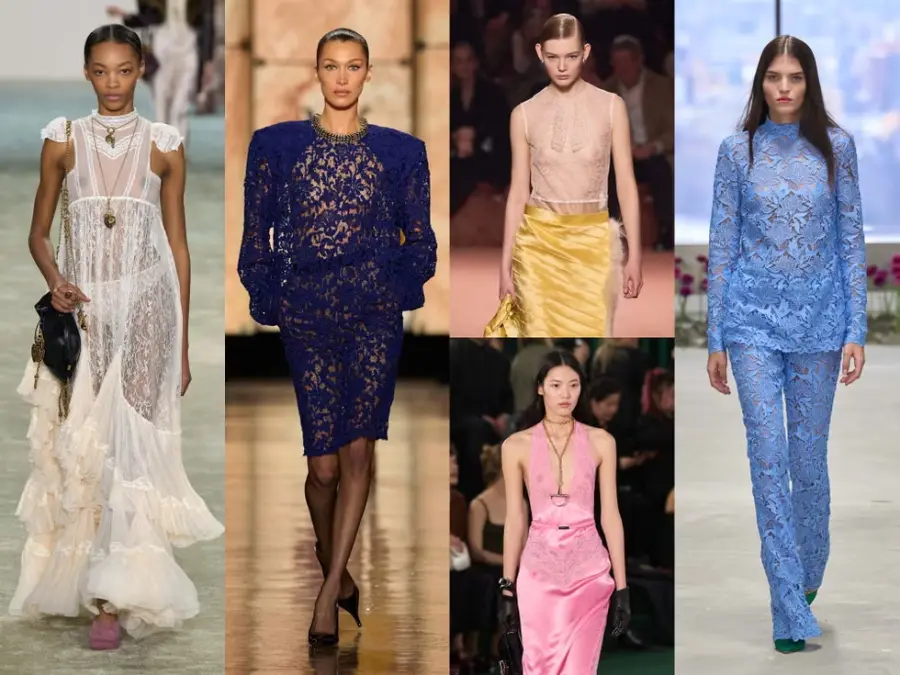 Chloé, Saint Laurent, Fendi, Gucci, Carolina Herrera. LAUNCHMETRICS SPOTLIGHT
