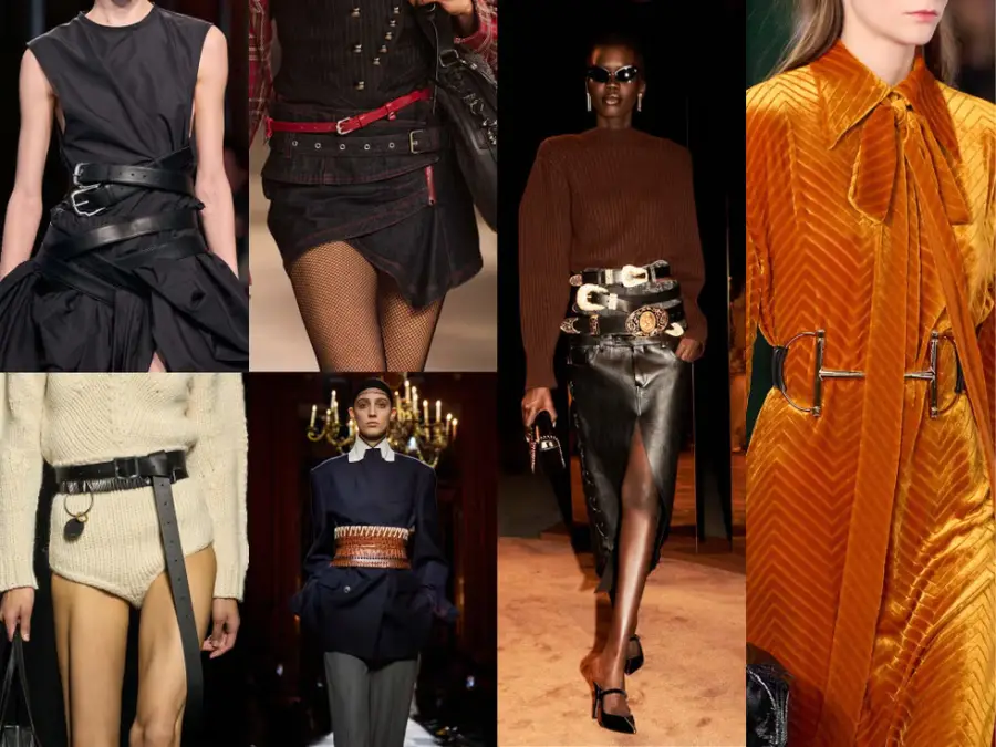 Christopher Esber, Jil Sander, Isabel Marant, Dries Van Noten, Schiaparelli, Gucci. LAUNCHMETRICS SPOTLIGHT.