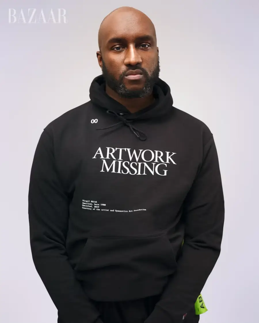 Virgil Abloh por Rahim Fortune para Harper’s Bazaar Estados Unidos, edición Abril 2021.