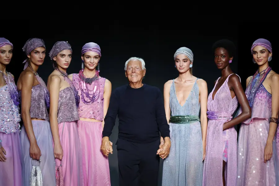 Emporio Armani - Runway - Milan Fashion Week - Womenswear Spring/Summer 2024