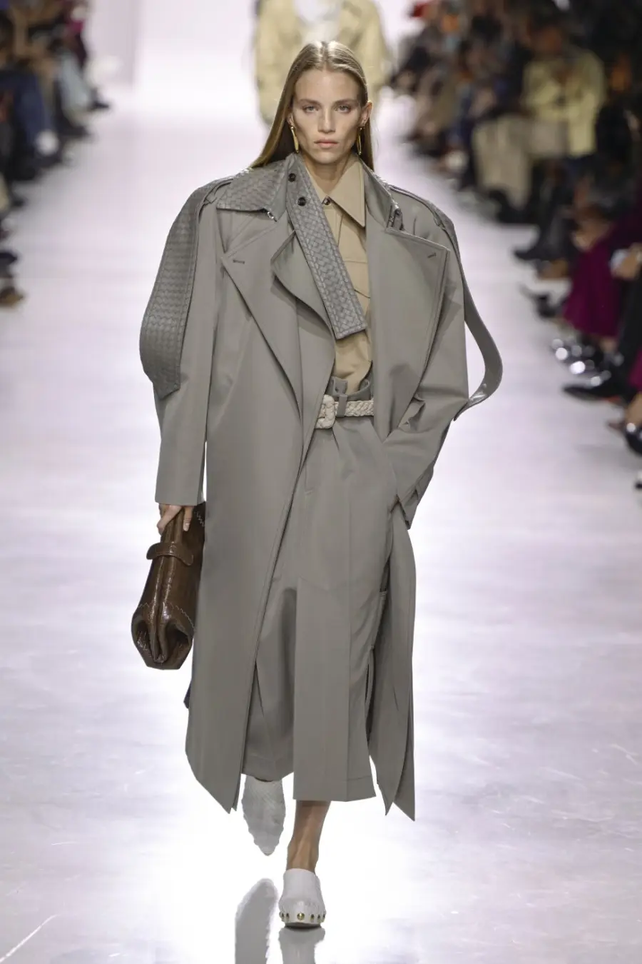 Bottega Veneta at MFW. Photo by Giovanni Giannoni/WWD via Getty Images.