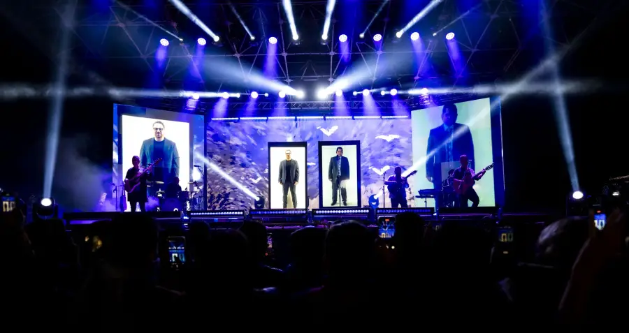 Julio Jaramillo y Juan Fernando Velasco. Fotografía Jorge Sánchez