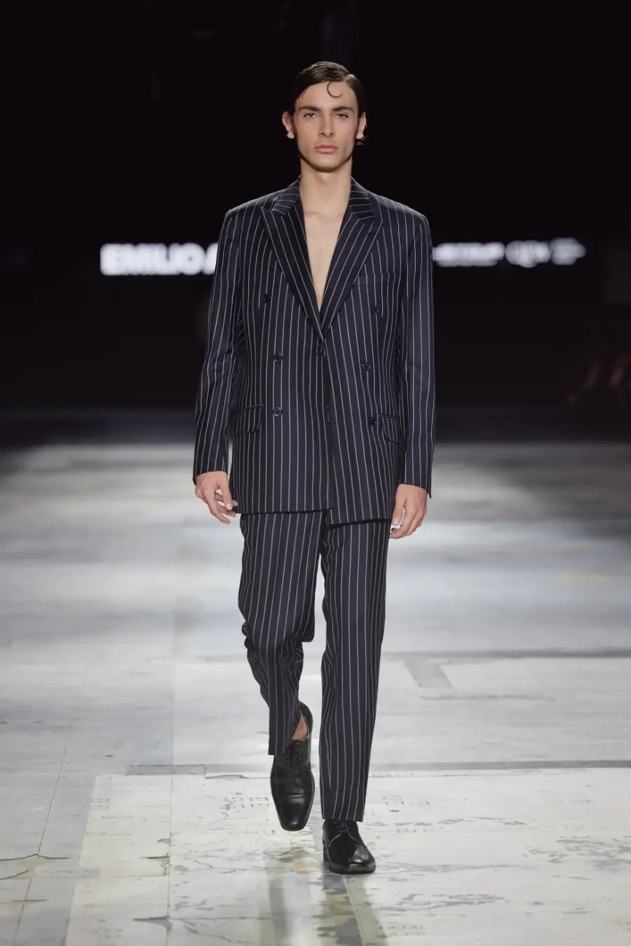 Emilio Astudillo en el Quito Fashion Week. Foto: Malad Goyes.