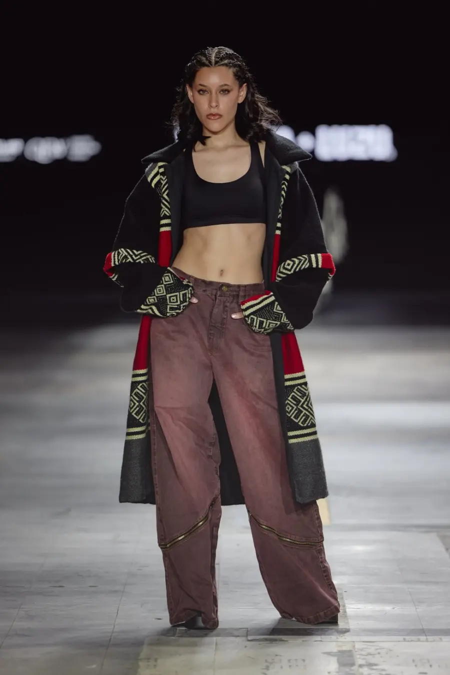 Eliana Luzuriaga - Vicunha en el Quito Fashion Week. Foto: Malad Goyes.