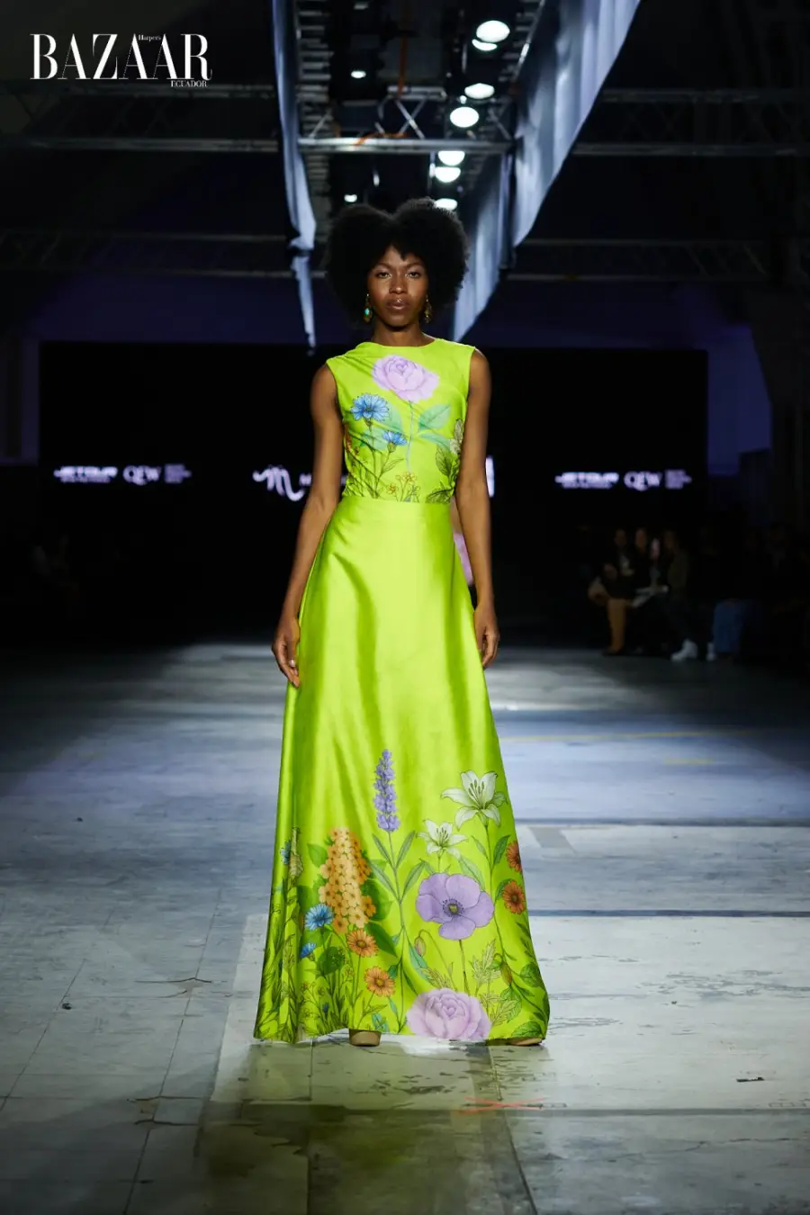 Michelle Nassar en el Quito Fashion Week. Foto: Daniel Queirolo.