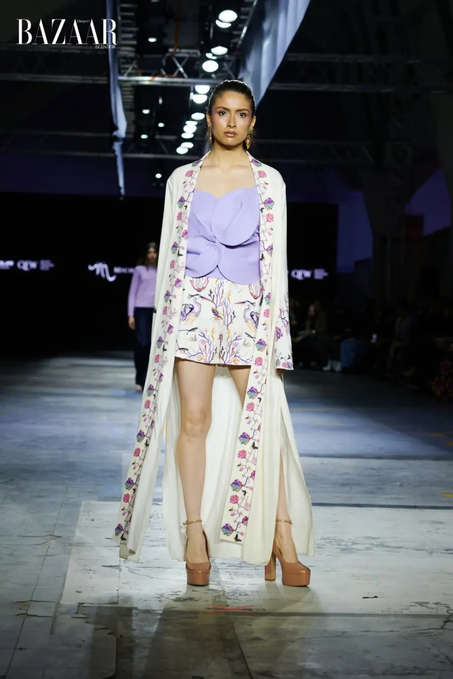 Michelle Nassar en el Quito Fashion Week. Foto: Daniel Queirolo.