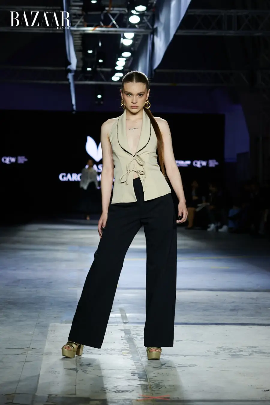 Casa García Moreno Atelier en el Quito Fashion Week. Foto: Daniel Queirolo.