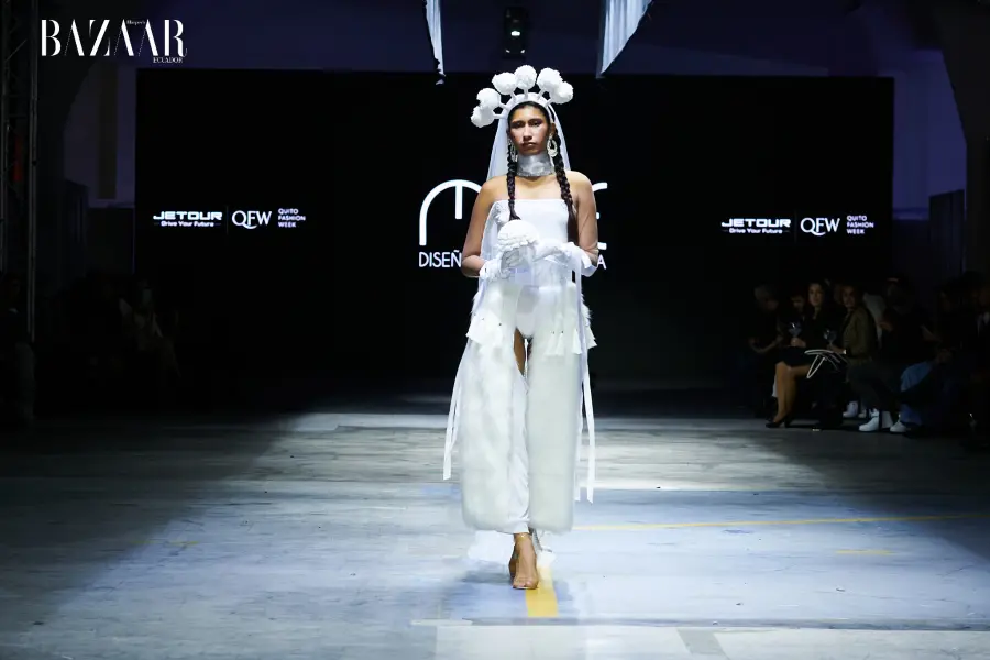 Meee en el Quito Fashion Week. Foto: Daniel Queirolo.