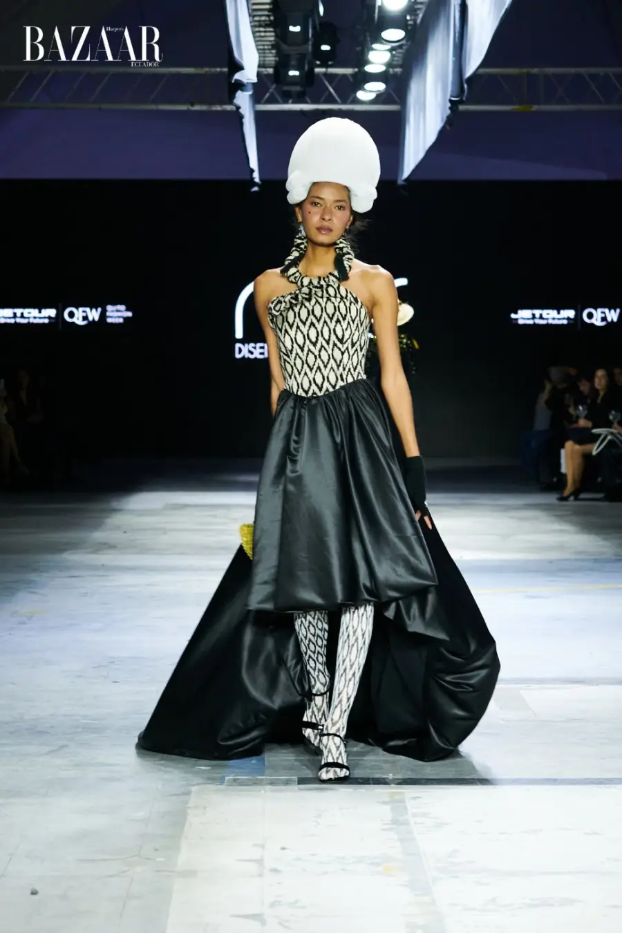 Meee en el Quito Fashion Week. Foto: Daniel Queirolo.