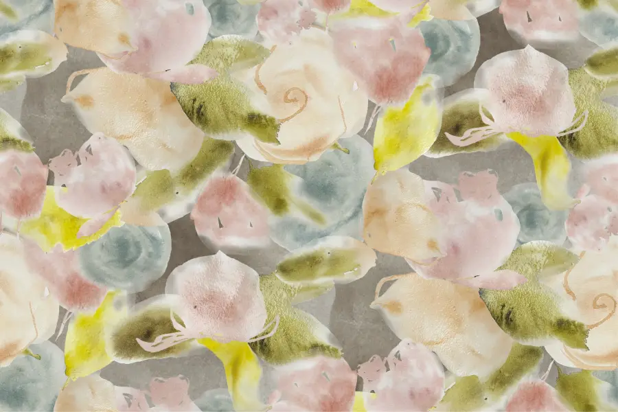 Ethereal flowers print. Cortesía de Lia Cohen