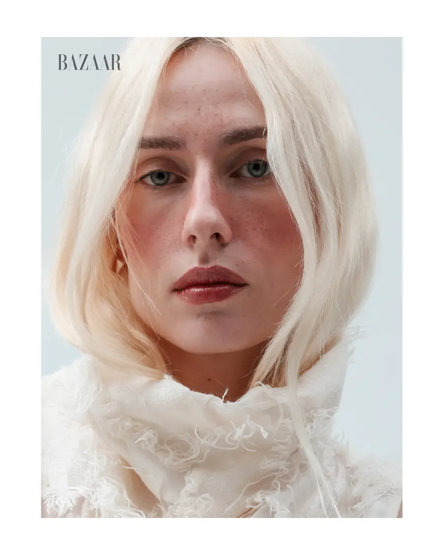 White in bloom