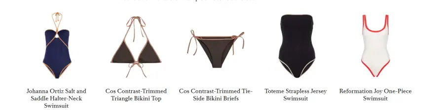 Trajes de baño
