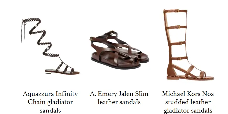 gladiator sandals