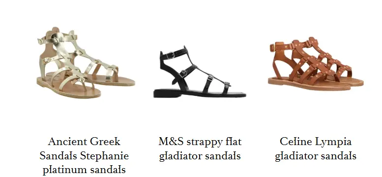 gladiator sandals