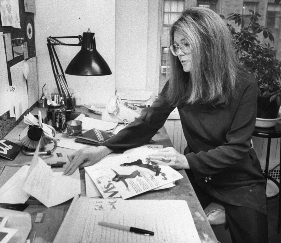 Gloria Steinem, feminist leader and founder of "Ms." magazin - New York Daily News Archive
