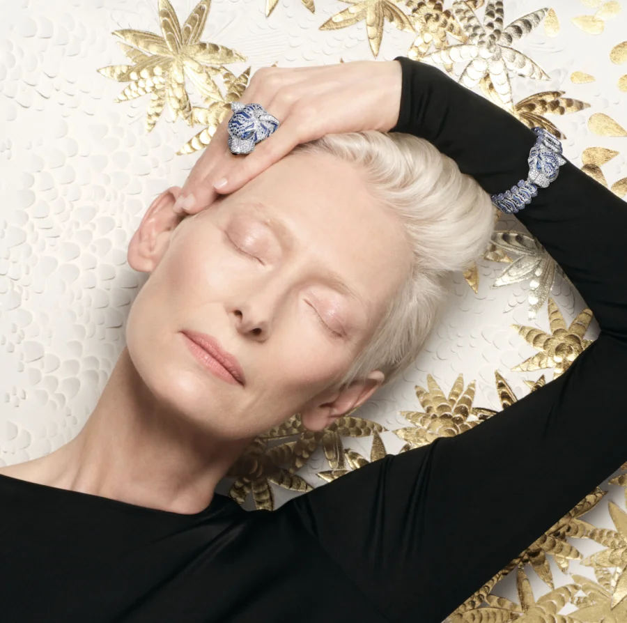 Tilda Swinton - Cortesía de Cartier